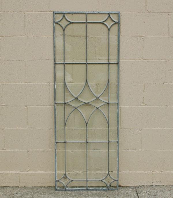 Appraisal: Victorian beveled leaded glass window x