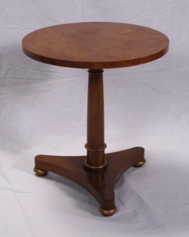 Appraisal: Drexel Heritage mahogany lamp stand Chatham Collection with yew wood