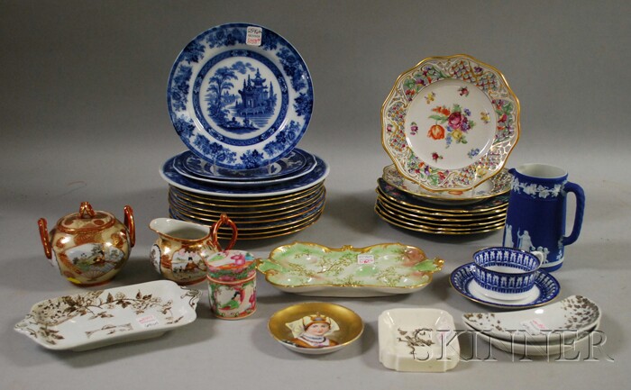 Appraisal: Lot of Assorted Porcelain and Pottery Tableware including a set