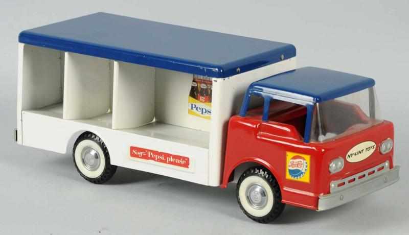 Appraisal: Pepsi-Cola Ny-Lint Toy Truck Box s Both pieces are clean