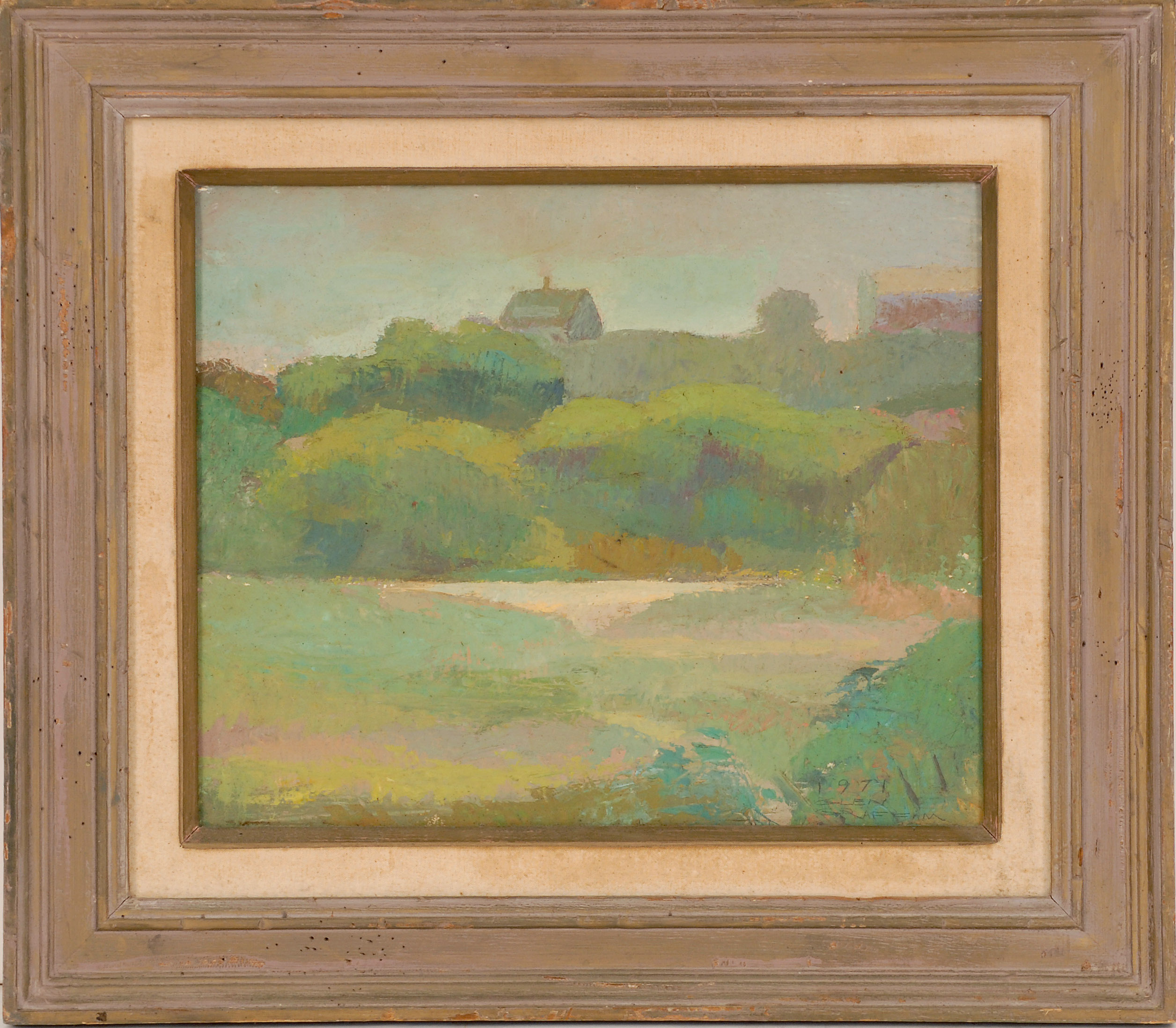 Appraisal: PROVINCETOWN SCHOOLCirca Hawthorne's Hill Signed lower right Glen Graffam Titled