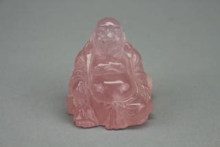 Appraisal: Amethyst Chinese Carved Seated Buddha Amethyst Chinese Carved Seated Buddha