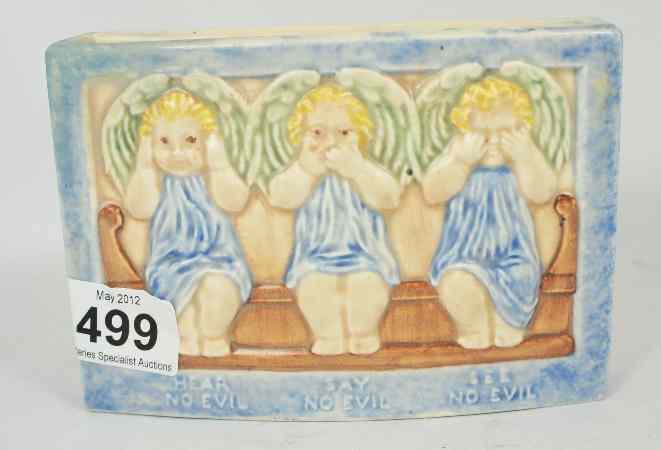 Appraisal: Beswick Rare Wall Pocket - Hear No Evil Say No