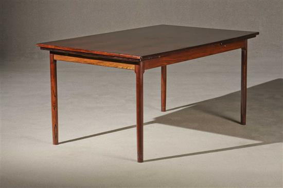 Appraisal: Lot Property of Various Owners Danish Mid-Century Modern Rosewood Draw-Leaf