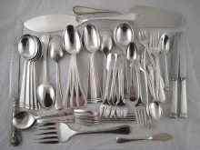 Appraisal: A quantity of silver plated flatware mostly by Christofle or