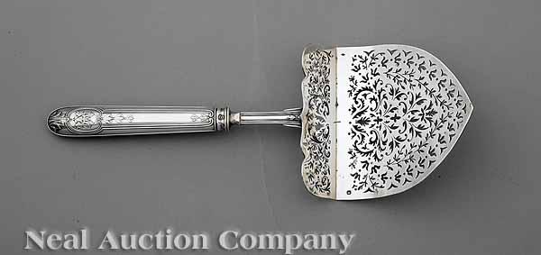 Appraisal: A French st Standard Silver Asparagus Server marked Boin early