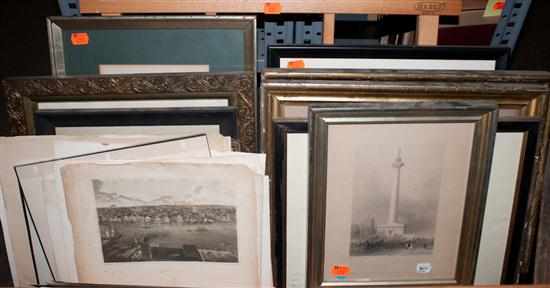 Appraisal: Baltimore Landmarks Assorted views of monuments buildings etc some framed