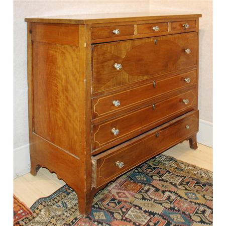 Appraisal: Federal Inlaid Mahogany Chest of Drawers Estimate -