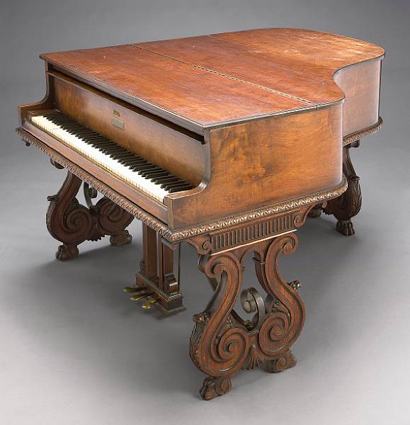 Appraisal: A Knabe Baroque style grand piano Art Design Piano Serial