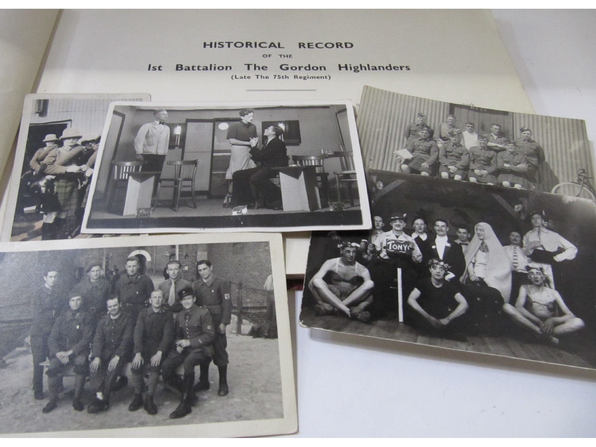 Appraisal: A quantity of photographs and postcards pertaining to James McNulty