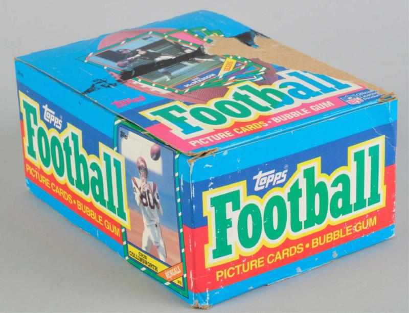 Appraisal: Unopened Topps NFL Football Wax Box Description Includes unopened packs