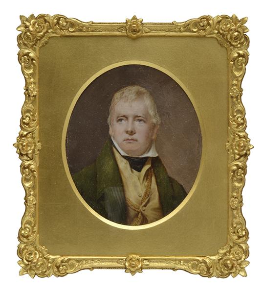 Appraisal: attributed to WILLIAM BISHOP FORD - Sir Walter Scott watercolour