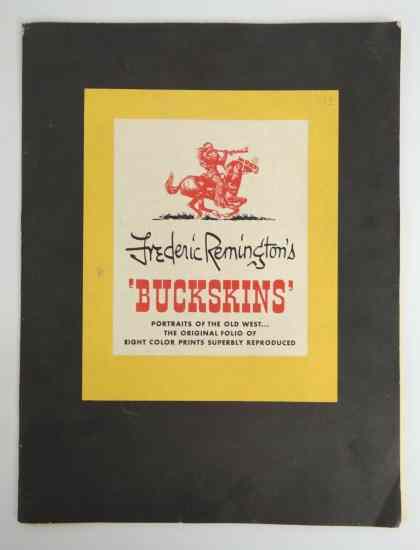 Appraisal: Frederic Remington ''BUCKSKINS'' portfolio C