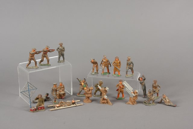 Appraisal: Assorted lot of Barclay dime store figures Some severely damaged