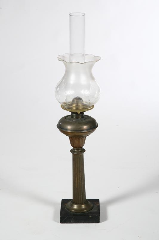 Appraisal: ASTRAL LAMP American mid th century Similar to those by