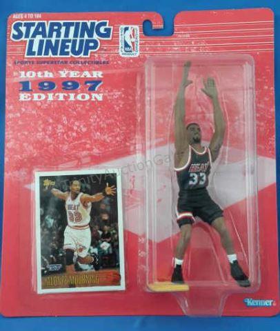 Appraisal: Starting Lineup Alonzo Mourning Action Figure Miami Heat - Sealed