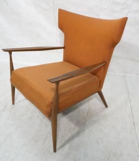 Appraisal: Paul McCobb Open Arm Lounge Chair with Flared Bac Paul