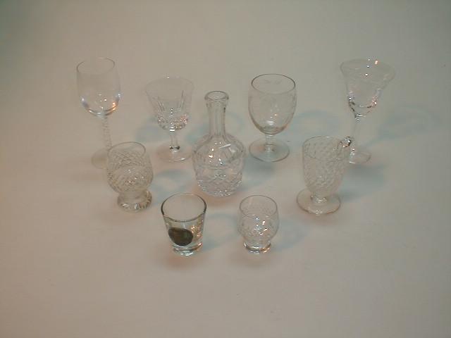 Appraisal: Various drinking glasses etc