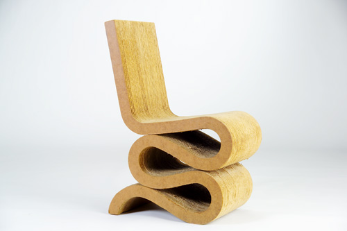 Appraisal: FRANK GEHRY Wiggle chair from the Easy Edges series of