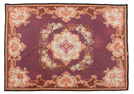 Appraisal: Sale Lot An Aubusson Tapestry Rug late th century having