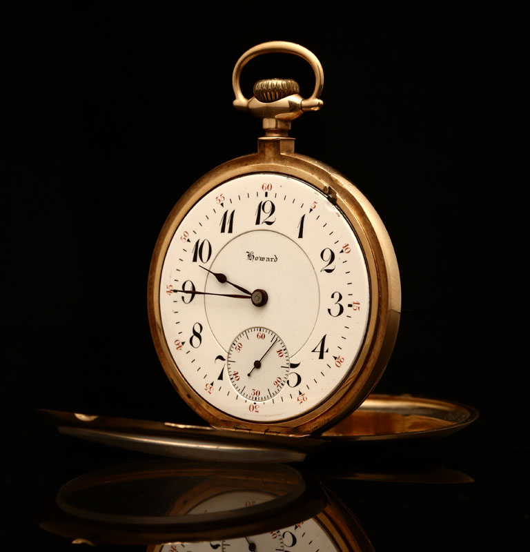 Appraisal: An E Howard Watch Co K yellow gold pocket watch