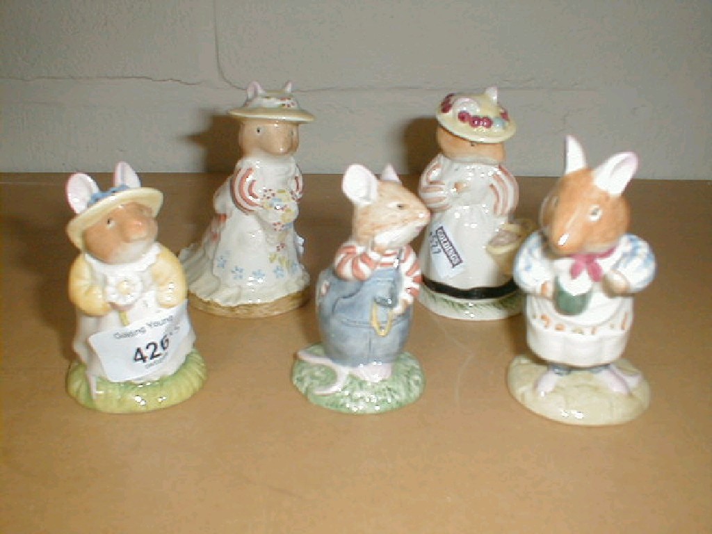 Appraisal: Royal Doulton figures Primrose Woodmouse Wilfred Toadflax Poppy Eyebright Lady