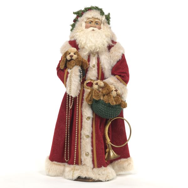 Appraisal: KAREN L HASKELL AMERICAN CONTEMPORARY Free standing limited edition Santa