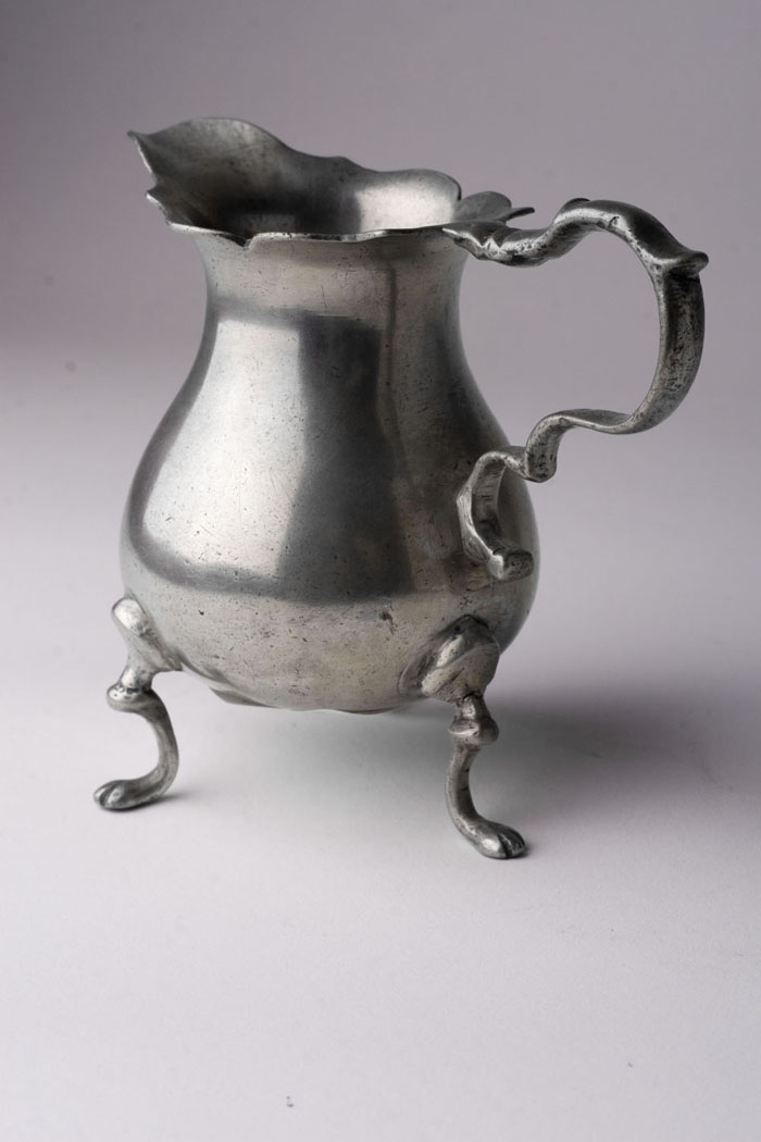 Appraisal: PEWTER CREAM POT NEW YORK OR PHILADELPHIA CIRCA - This