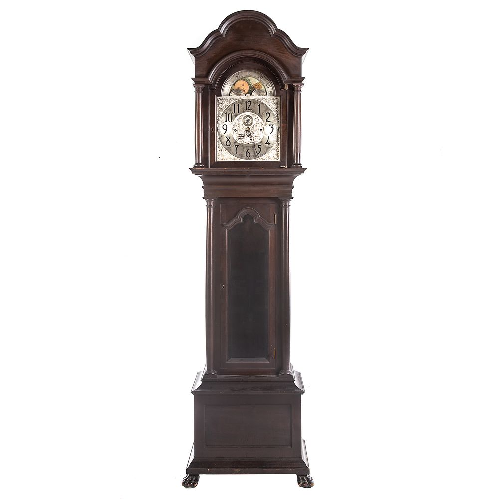 Appraisal: Herschede Tubular Chime Grandfather Clock Circa Serial tubular chime grandfather