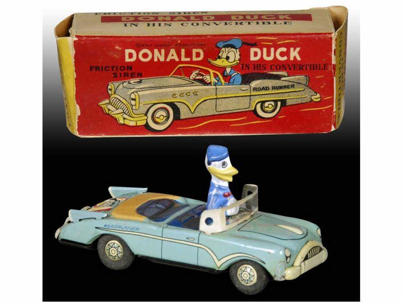 Appraisal: Linemar Walt Disney Donald Duck In His Convertible Description ''