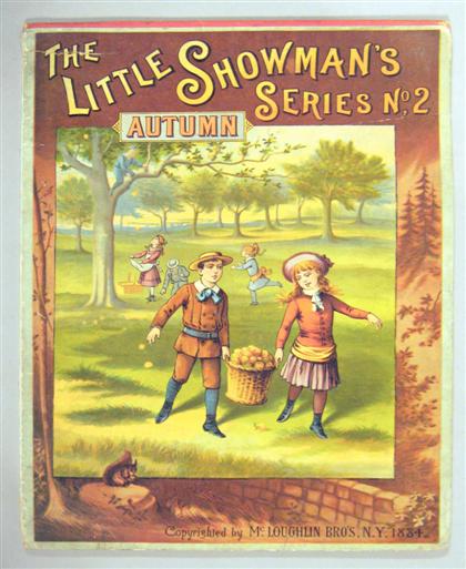 Appraisal: piece Chromolithographic Pop-Up Tableau The Little Showman's Series No Autumn