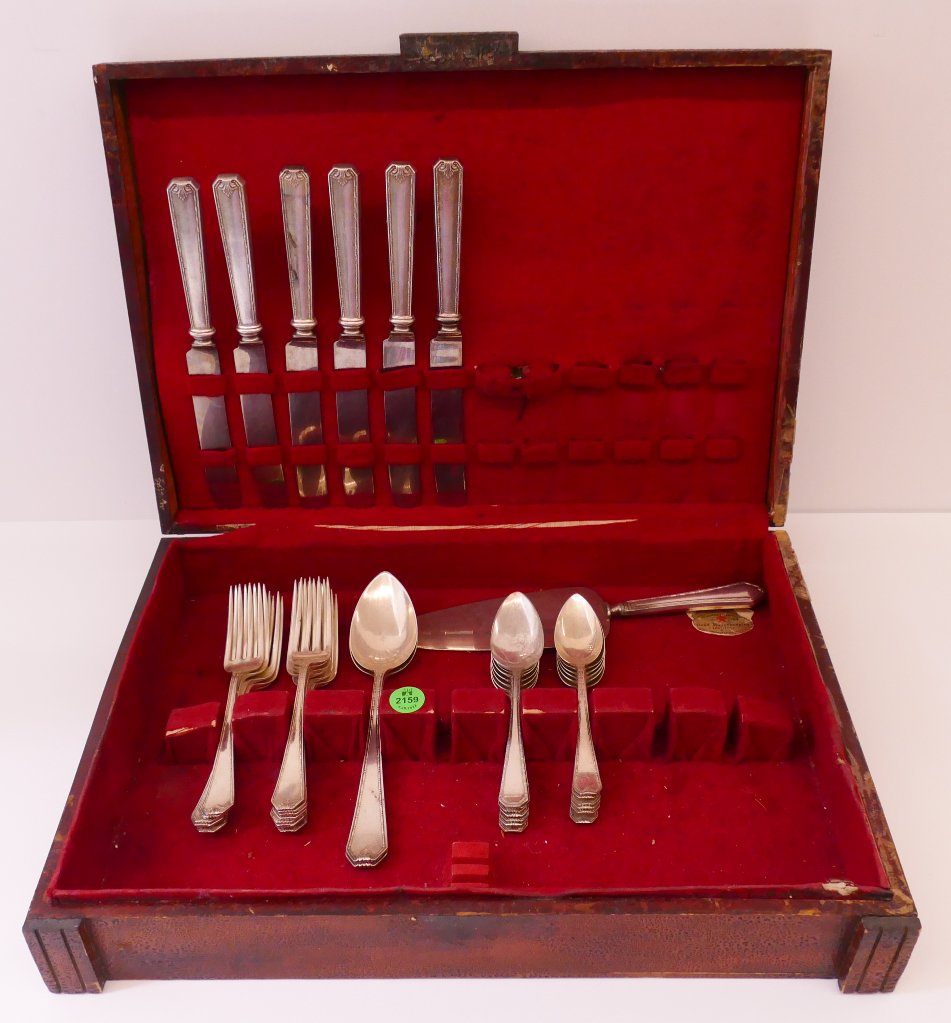 Appraisal: pc Whiting Lady Baltimore Pattern Sterling Flatware- g Filled