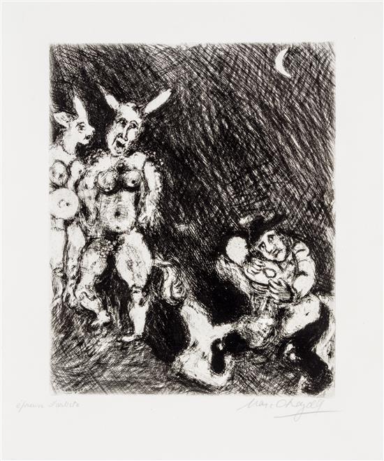 Appraisal: Sale Lot Marc Chagall French Russian - Le Satyre et