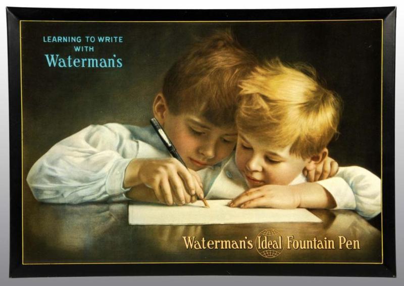 Appraisal: Waterman's Ideal Fountain Pen Sign Description Manufactured by the American