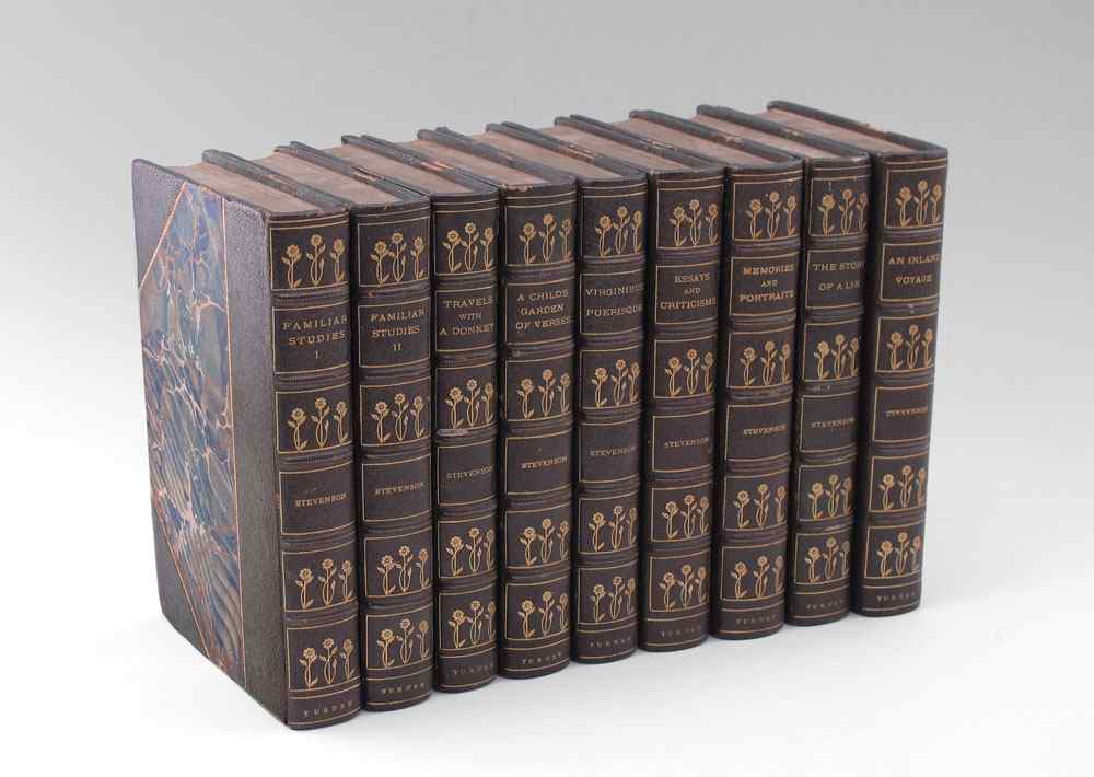 Appraisal: COLLECTION OF ROBERT LOUIS STEVENSON BOOKS Published by Herbert B