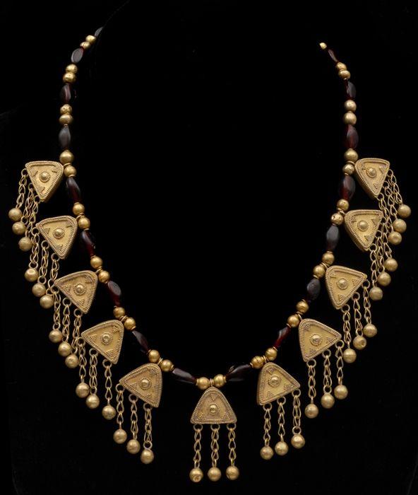 Appraisal: Islamic-Style Beaded Necklace with Pendants