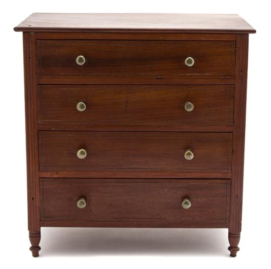 Appraisal: Sale Lot A Salesman Sample Chest of Drawers th century