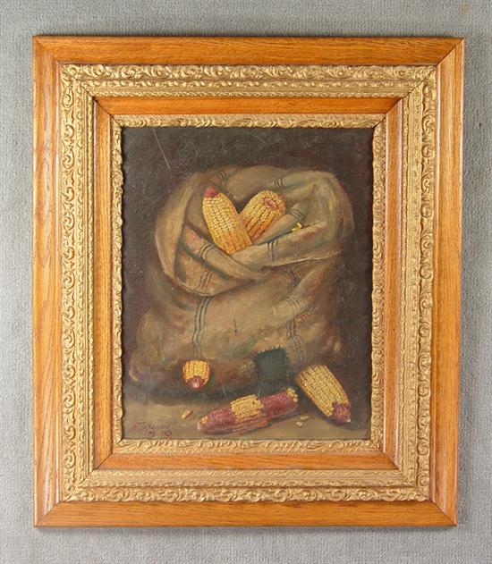 Appraisal: Alfred Montgomery American - Oil on board still life with