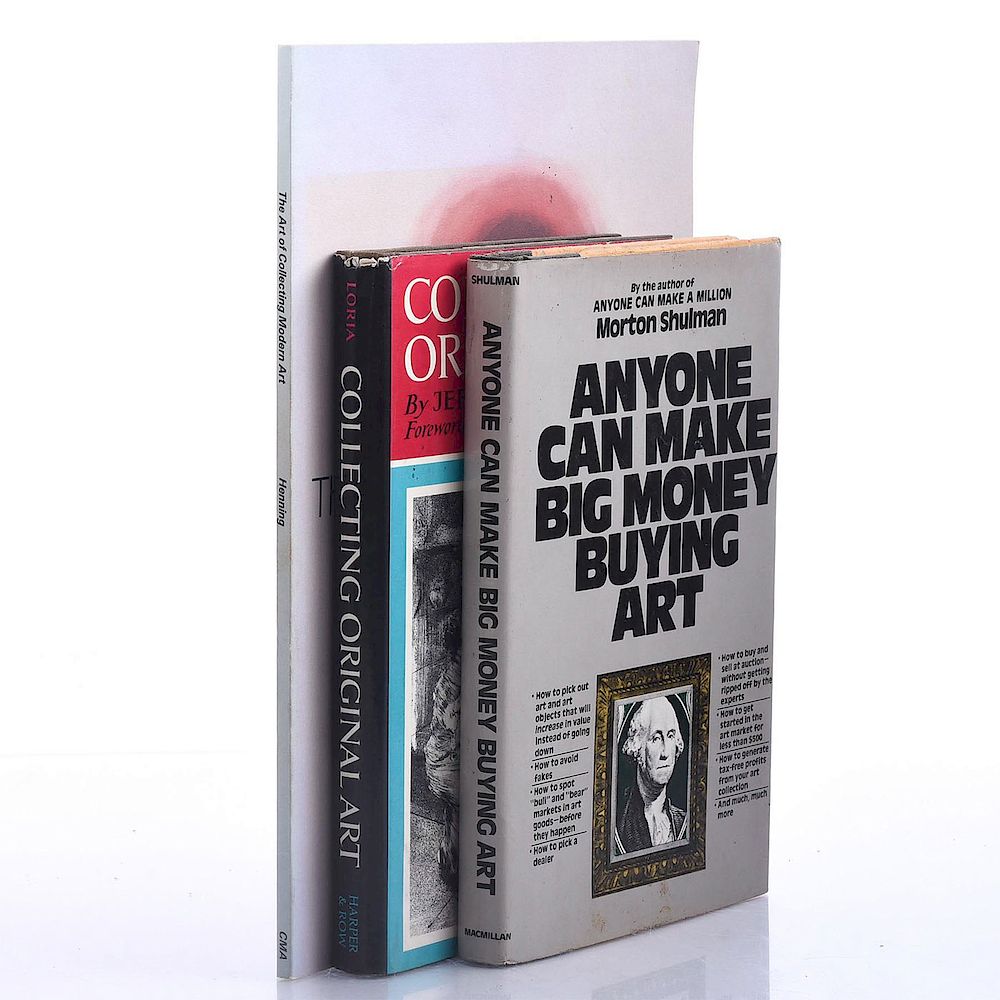 Appraisal: BOOKS ON COLLECTING AND BUYING ART hard covers with dust