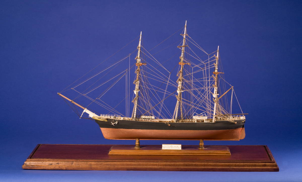 Appraisal: CASED MODEL OF THE CLIPPER SHIP quot CUTTY SARK quot