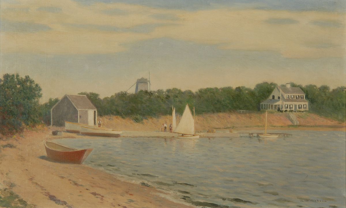 Appraisal: CHARLES DREW CAHOONAmerican - Wychmere Harbor Harwichport Massachusetts Signed lower