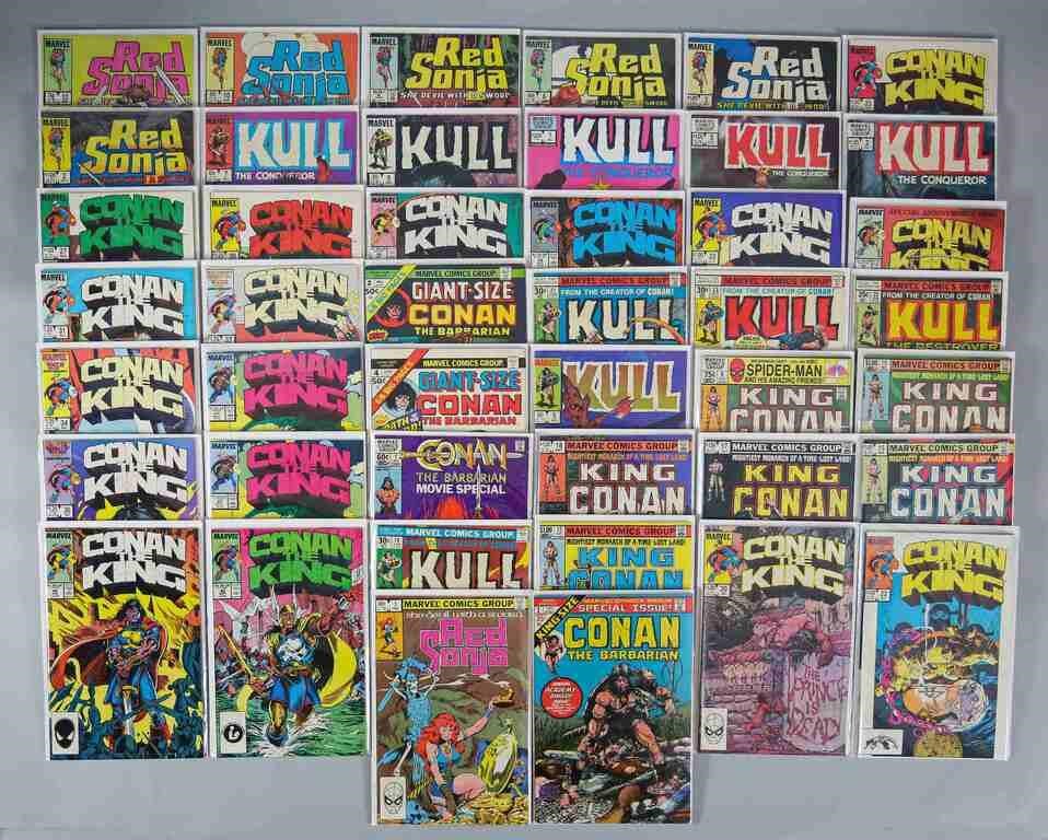 Appraisal: COMICS KING CONAN KULL RED SONJAMarvel Comics Group King Conan