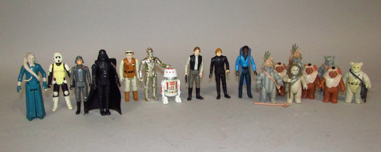 Appraisal: Various Star Wars figures to include a quantity of Ewoks