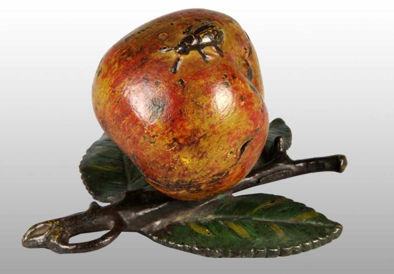 Appraisal: Cast Iron Apple Still Bank Description Manufactured by Kyser Rex