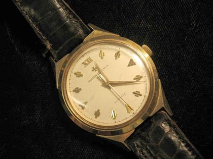 Appraisal: Gentleman's karat yellow gold wristwatch Vacheron Constantin th century Circular