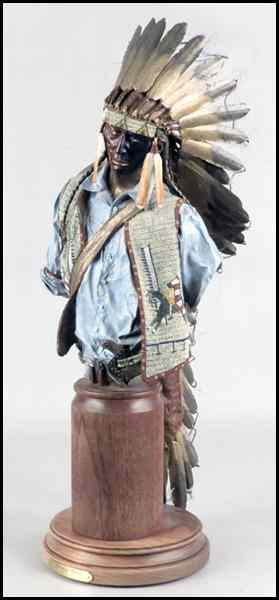 Appraisal: DAVE MCGARY AMERICAN B AMERICAN HORSE Painted polychrome bronze edition