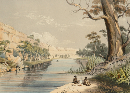 Appraisal: George French Angas - The River Murray Above Moorundie -