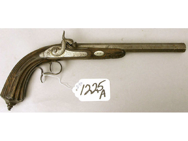 Appraisal: J B Ronoefils A Leige Percussion Target Pistol Large bore