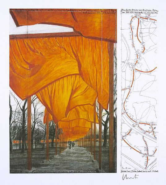 Appraisal: Christo Bulgarian American born The Gates IV The Gates XIX