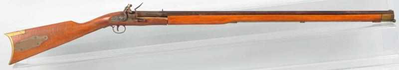 Appraisal: Japanese Kentucky Style Flintlock Rifle Description Serial Cal GA Barrel